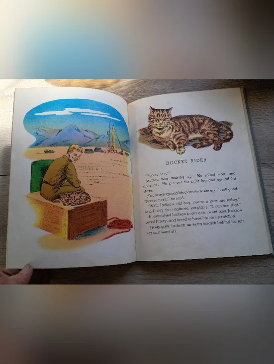 Vintage children's book: Rocket Rider, by Evelyn MacLaren (1954) Hard Cover Book - Picture 15 of 15